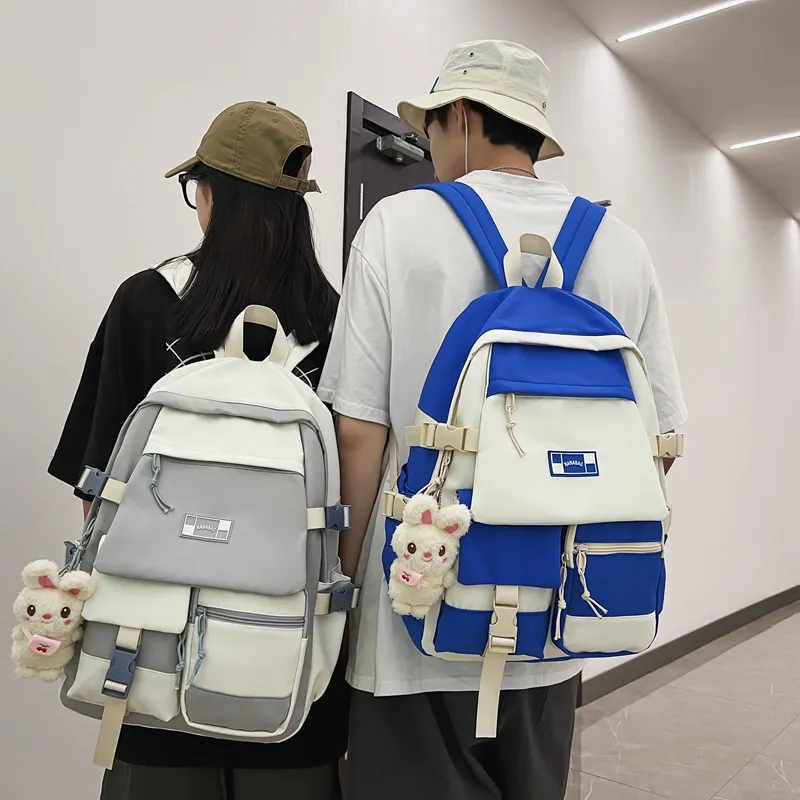 Wolfhorse Nylon Backpack Unisex Multicolor-15
