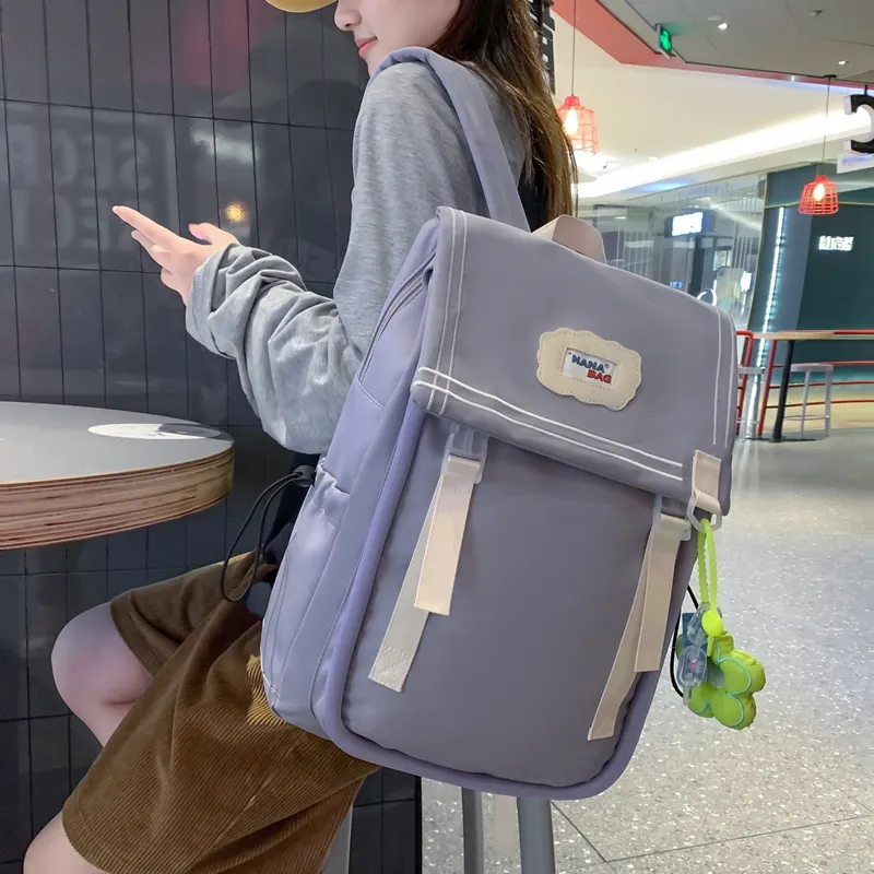Wolfhorse Nylon Backpack Unisex Multicolor-32