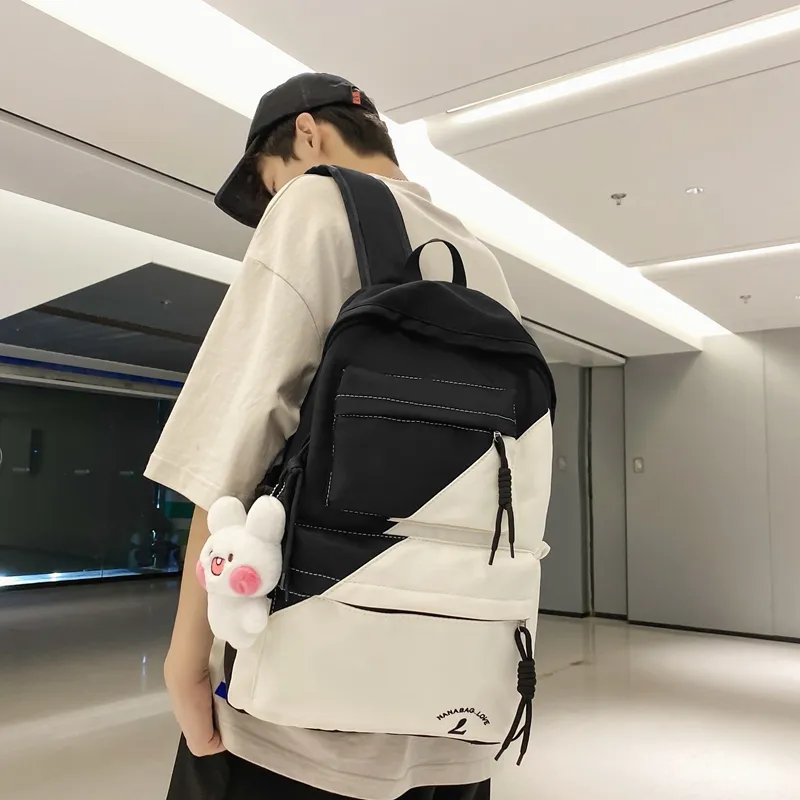 Wolfhorse Nylon Backpack Unisex Multicolor-3