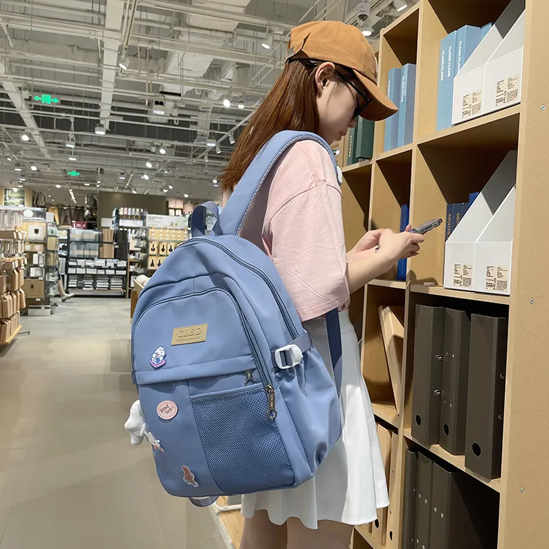 Wolfhorse Nylon Backpack Unisex Multicolor-12