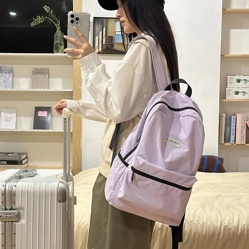 Wolfhorse Nylon Backpack Unisex Multicolor-23