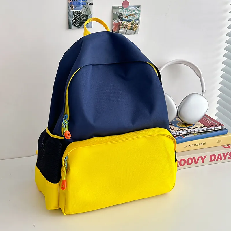 Wolfhorse Nylon Backpack Tubas Unisex Dark Blue/Blue/Pink/Green-13