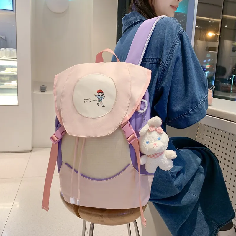 Wolfhorse Nylon Backpack Women's Multicolor-15