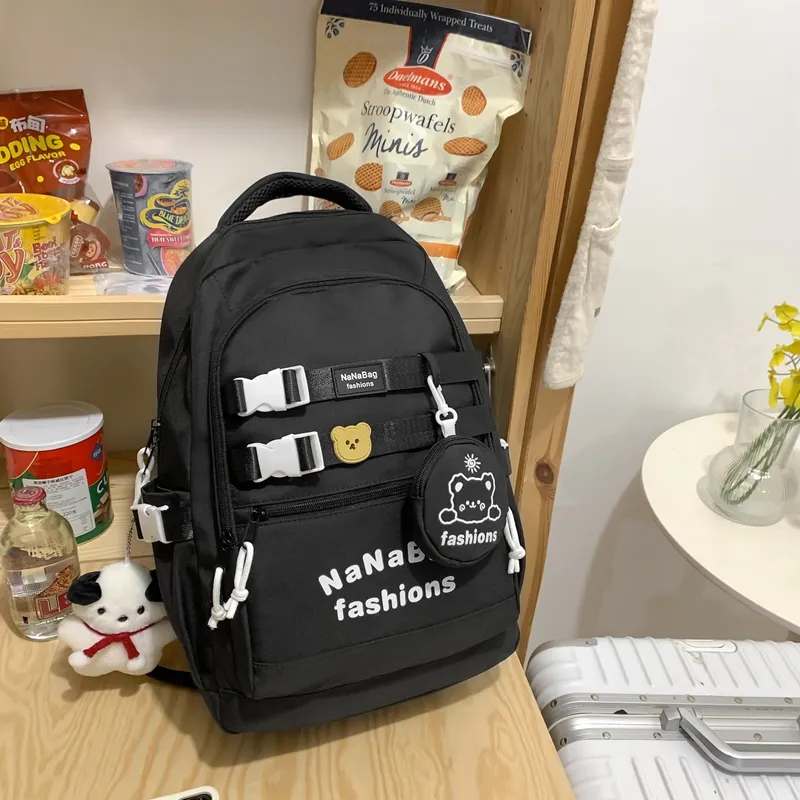 Wolfhorse Nylon Backpack Unisex Multicolor-1