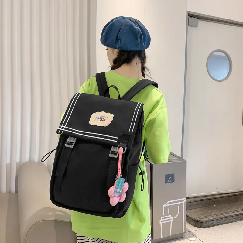 Wolfhorse Nylon Backpack Unisex Multicolor-6