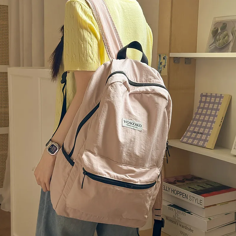 Wolfhorse Nylon Backpack Unisex Multicolor-12