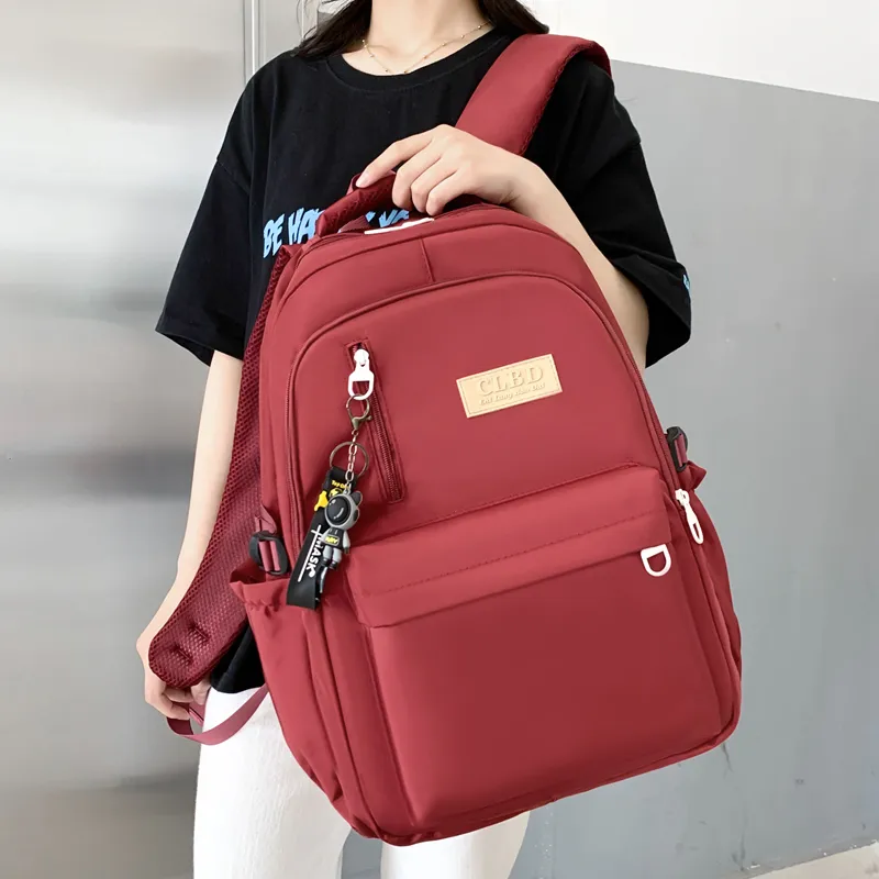 Wolfhorse Oxford Backpack Unisex Black/Red/Khaki/Blue-8