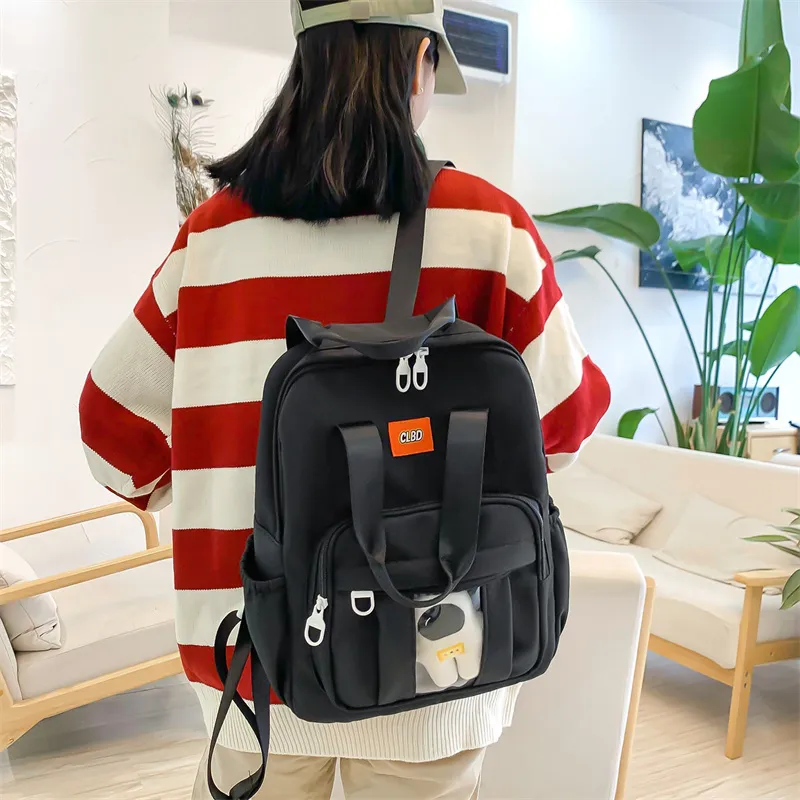 Wolfhorse Nylon Backpack Unisex Multicolor-10