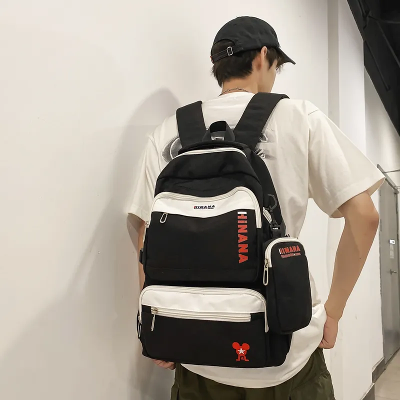 Wolfhorse Nylon Backpack Unisex Multicolor-6