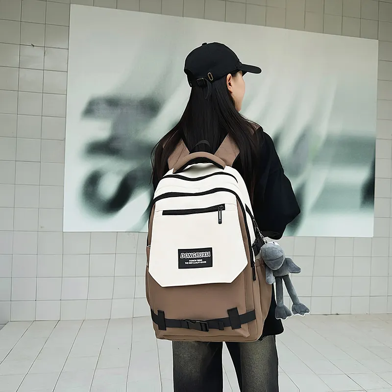 Wolfhorse Nylon Backpack Unisex Multicolor-32