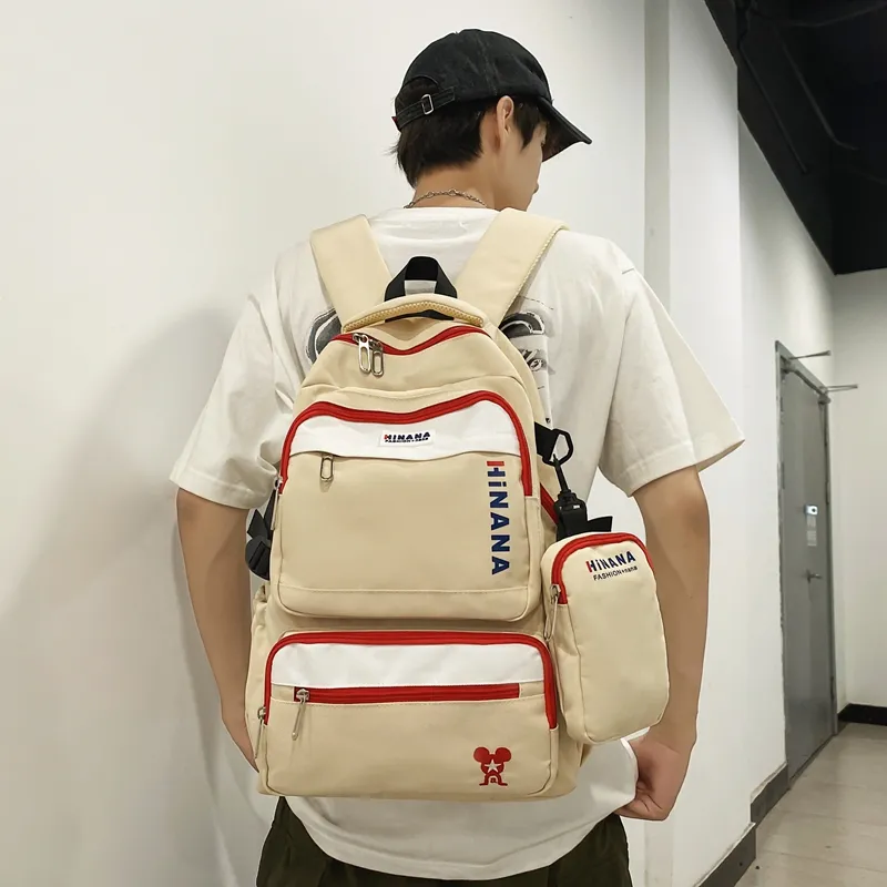 Wolfhorse Nylon Backpack Unisex Multicolor-26