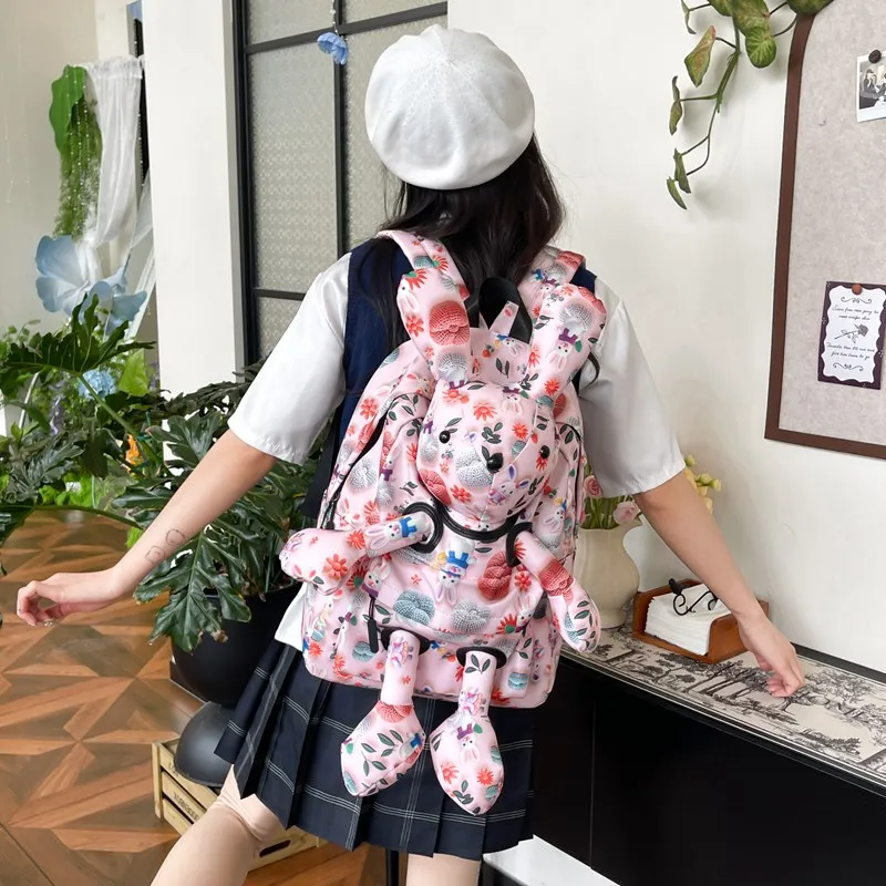 Wolfhorse Nylon Backpack Women's Multicolor-8