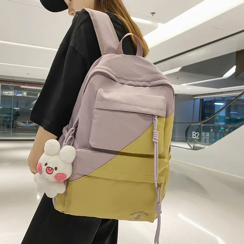 Wolfhorse Nylon Backpack Unisex Multicolor-16