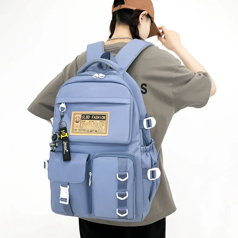 Wolfhorse Nylon Backpack Unisex Multicolor-14