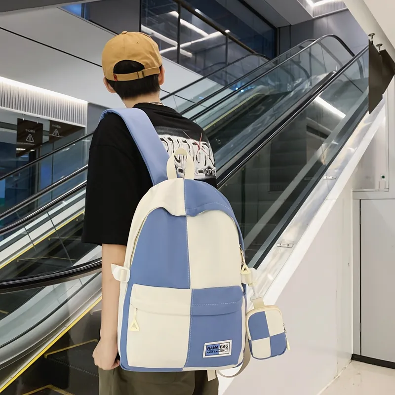 Wolfhorse Nylon Backpack Unisex Multicolor-13