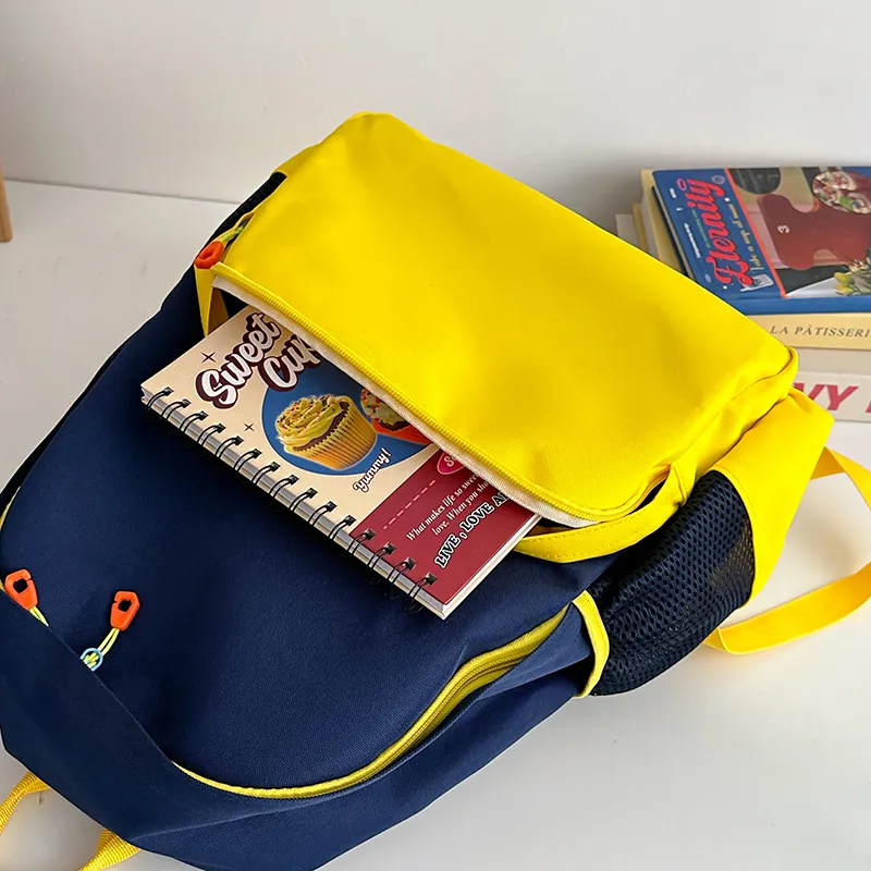 Wolfhorse Nylon Backpack Tubas Unisex Dark Blue/Blue/Pink/Green-20
