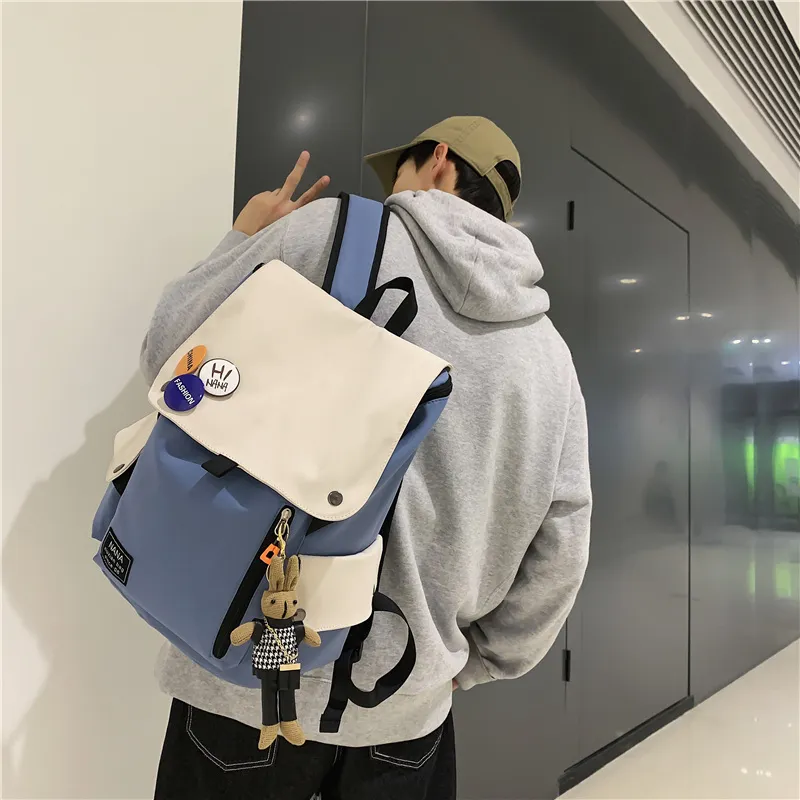 Wolfhorse Nylon Backpack Unisex Multicolor-17