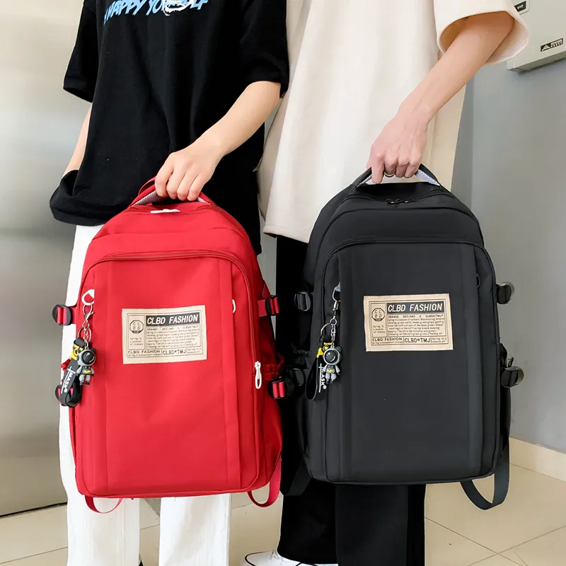 Wolfhorse Nylon Backpack Unisex Multicolor-12