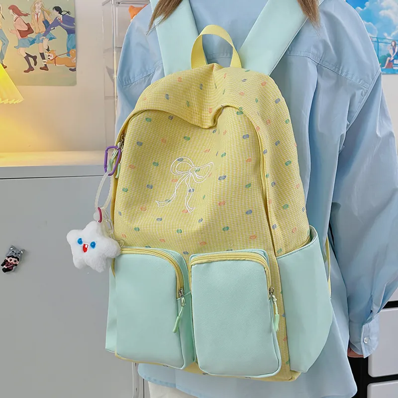 Wolfhorse Nylon Backpack Women's Multicolor-8