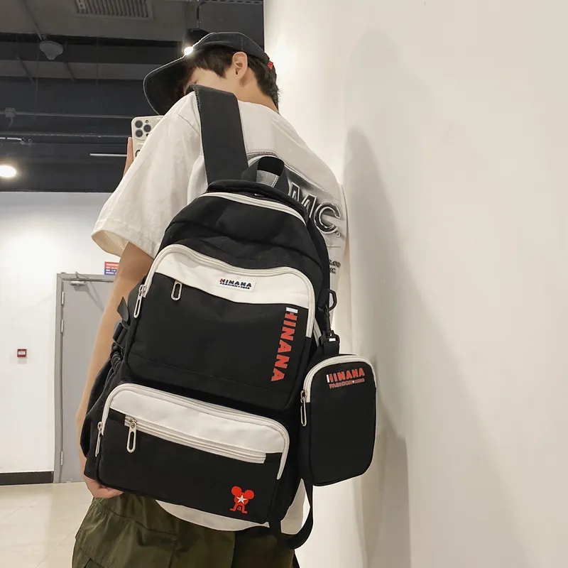 Wolfhorse Nylon Backpack Unisex Multicolor-4