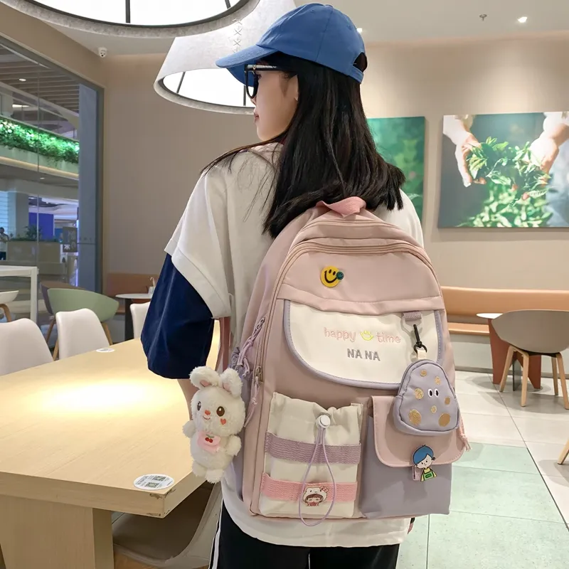 Wolfhorse Nylon Backpack Women's Multicolor-7