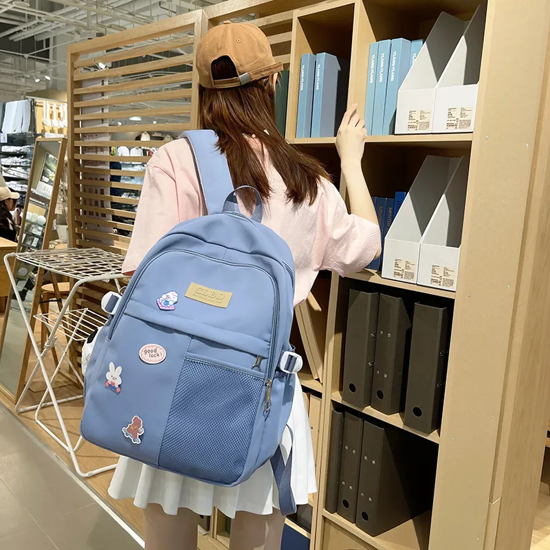 Wolfhorse Nylon Backpack Unisex Multicolor-13