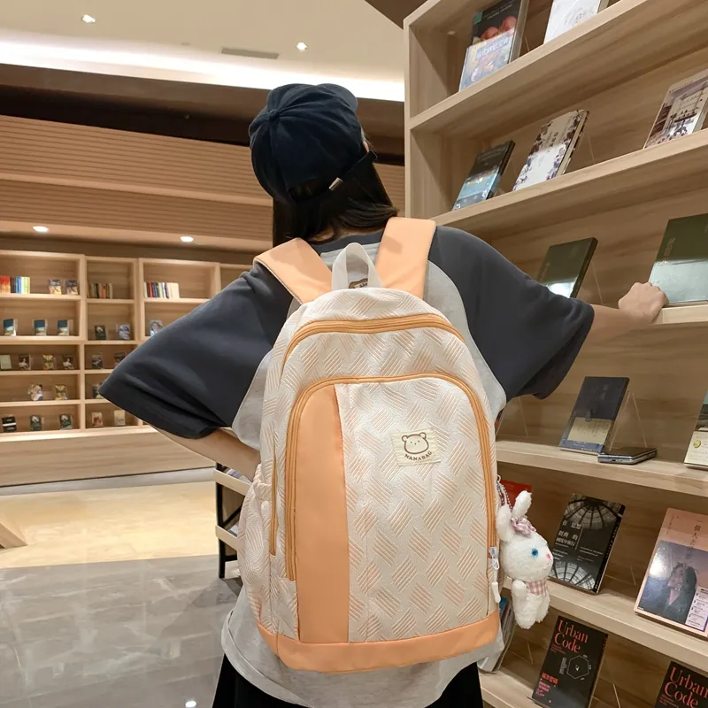 Wolfhorse Nylon Backpack Unisex Multicolor-16