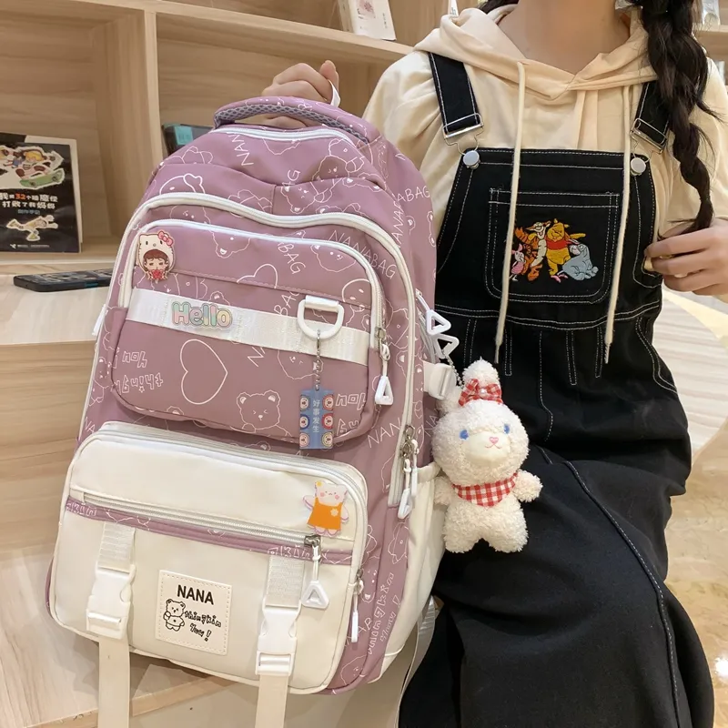 Wolfhorse Nylon Backpack Women's Multicolor-30