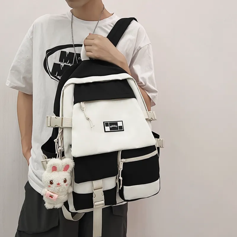Wolfhorse Nylon Backpack Unisex Multicolor-6