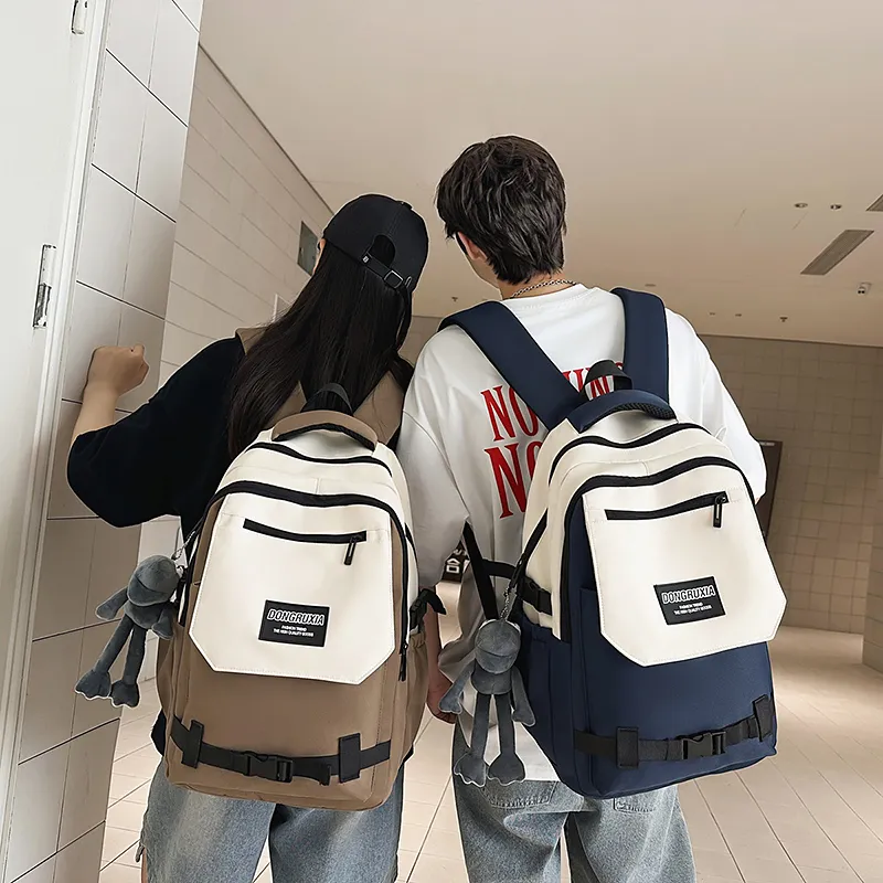 Wolfhorse Nylon Backpack Unisex Multicolor-13