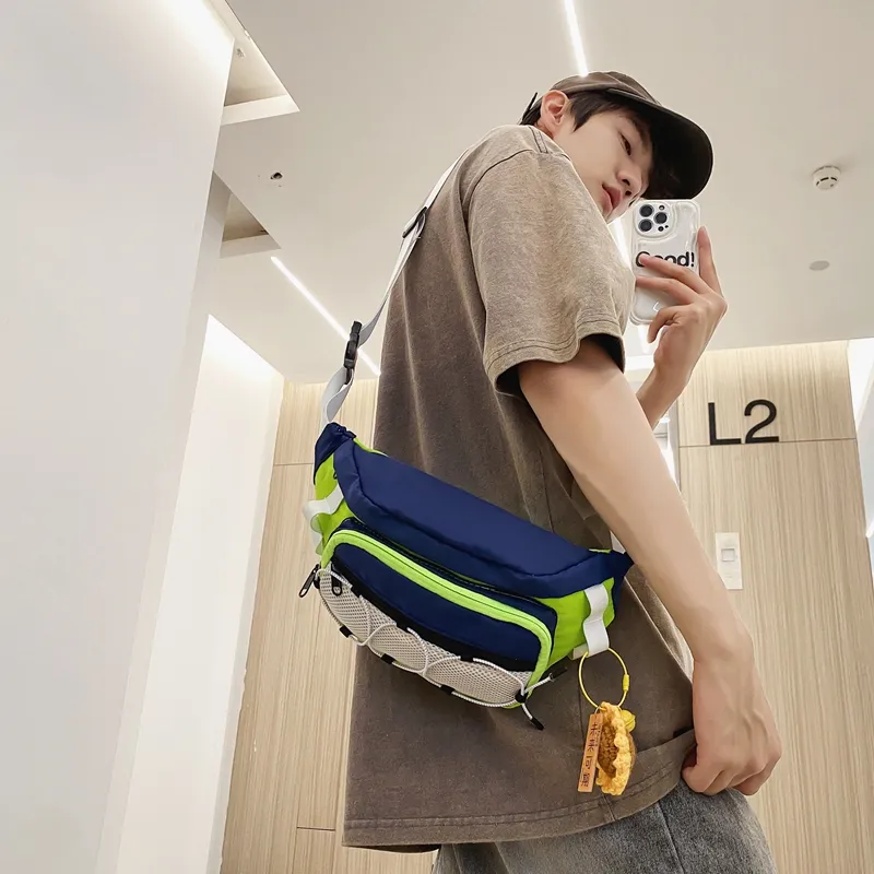 Paulinka Nylon Fanny Pack Unisex Multicolor-21