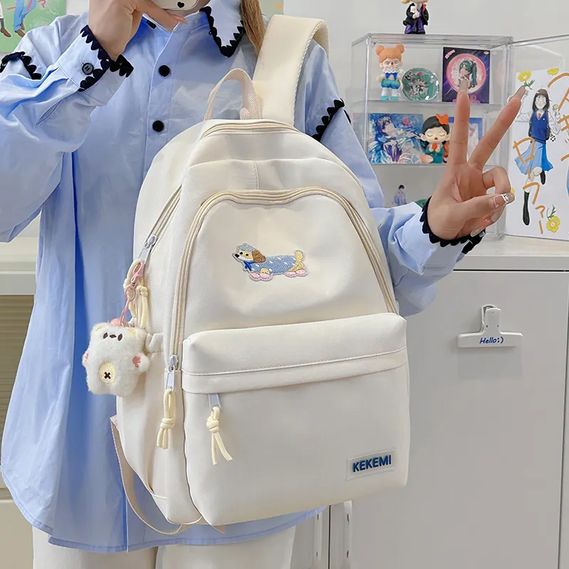 Wolfhorse Polyester Backpack Unisex Multicolor-11
