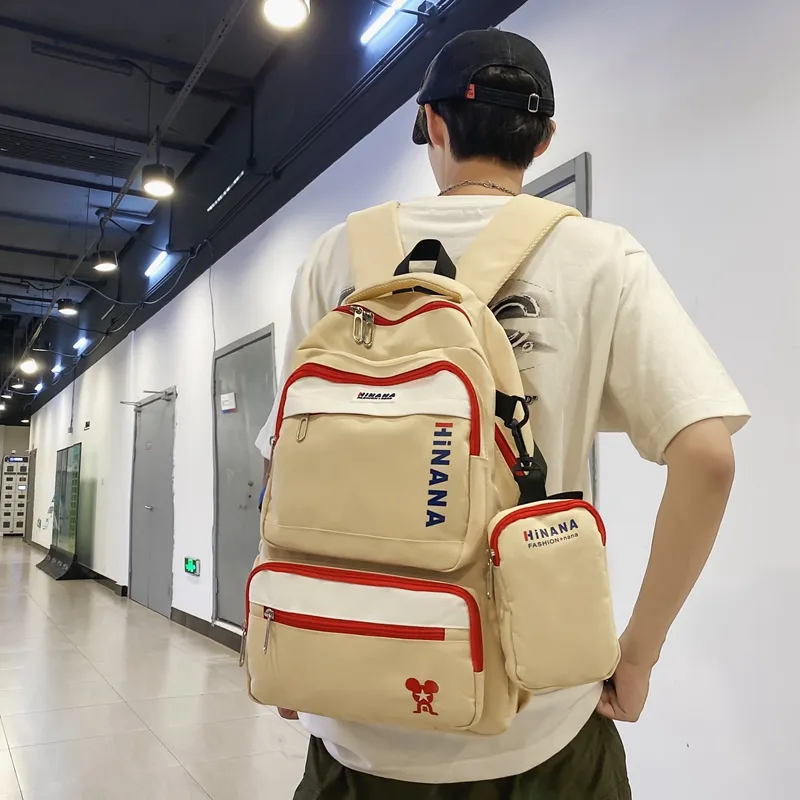 Wolfhorse Nylon Backpack Unisex Multicolor-23