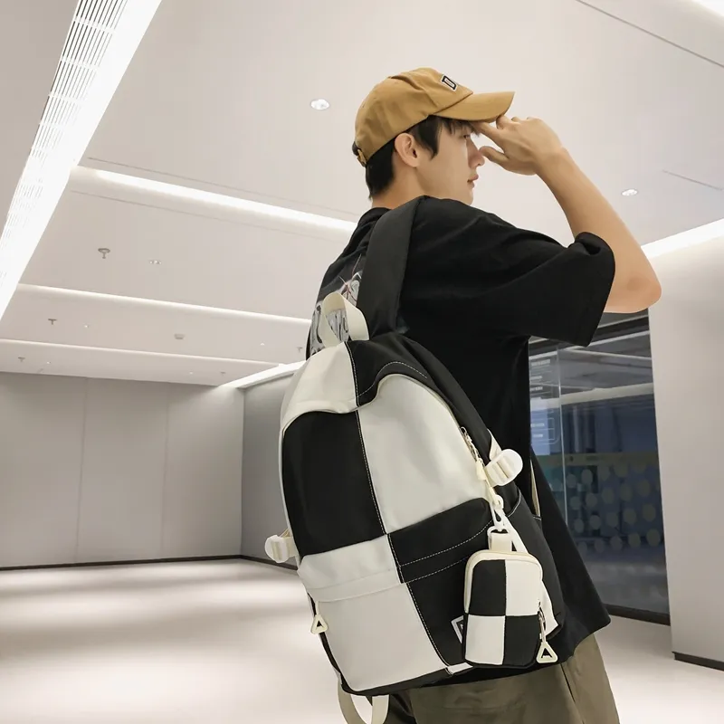 Wolfhorse Nylon Backpack Unisex Multicolor-1