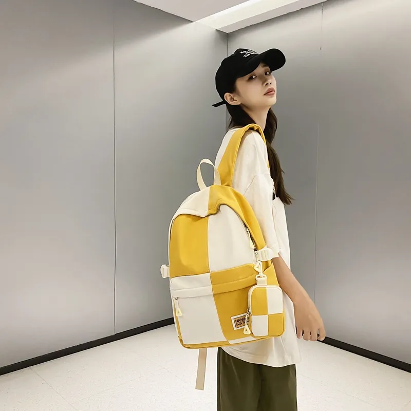Wolfhorse Nylon Backpack Unisex Multicolor-27