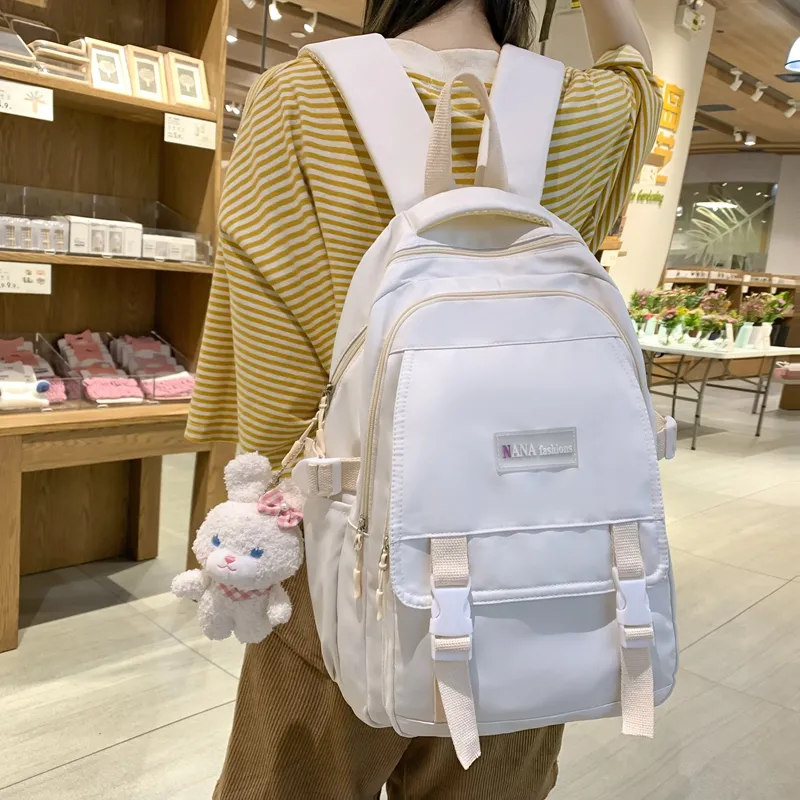 Wolfhorse Nylon Backpack Unisex Multicolor-29