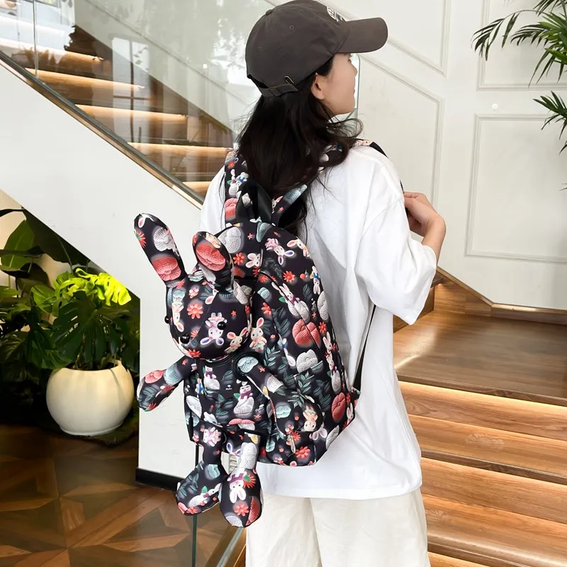 Wolfhorse Nylon Backpack Women's Multicolor-16
