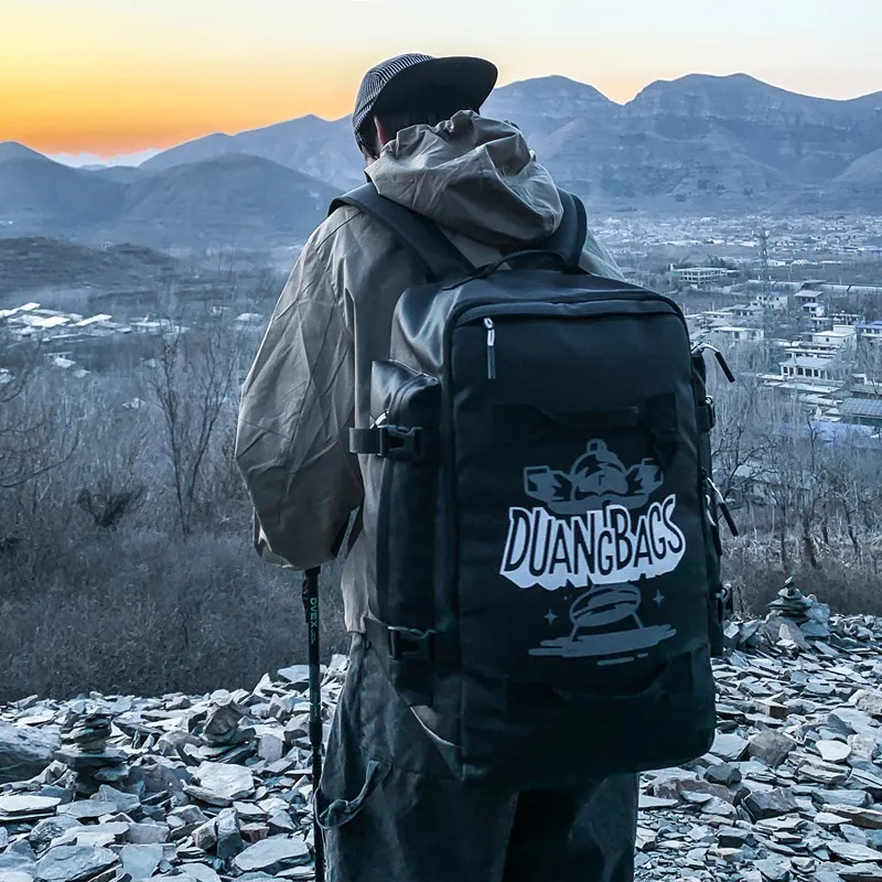 Wolfhorse PU Backpack Unisex Multicolor-4