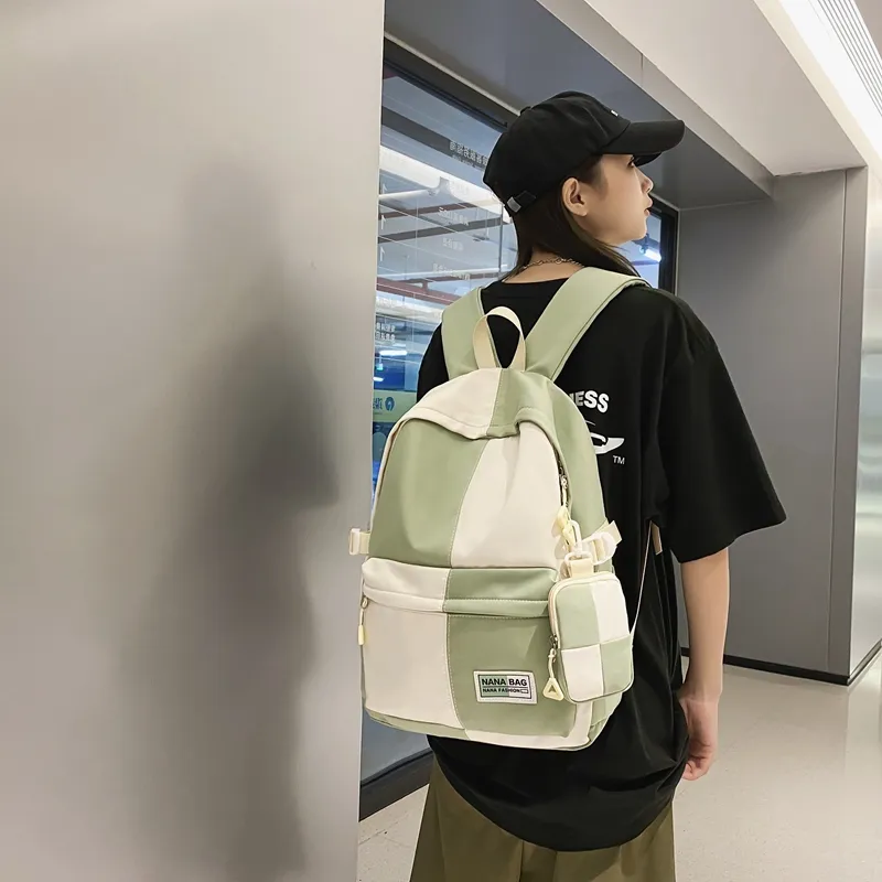Wolfhorse Nylon Backpack Unisex Multicolor-16