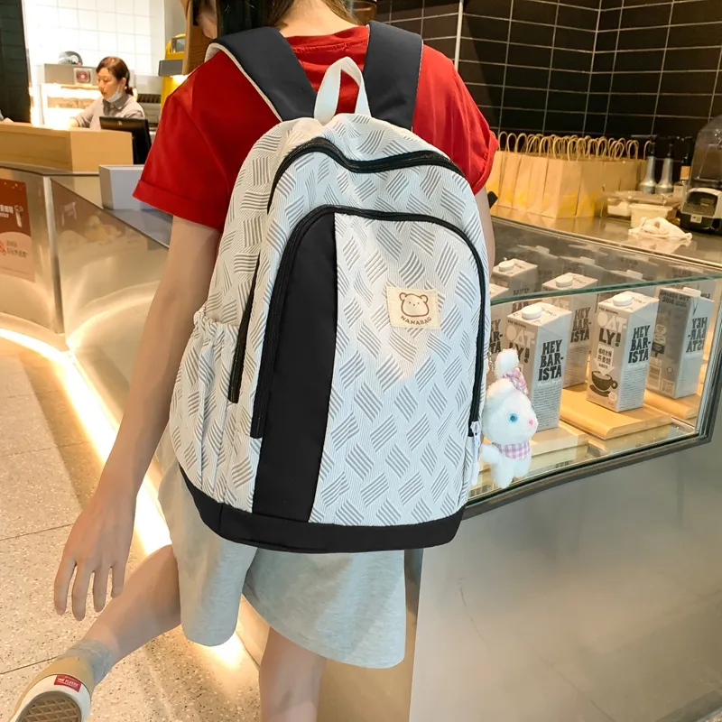 Wolfhorse Nylon Backpack Unisex Multicolor-6