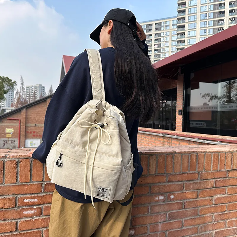 Wolfhorse Nylon Backpack Unisex Multicolor-24