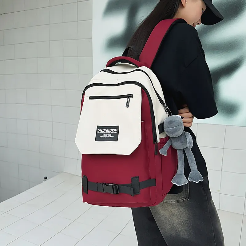 Wolfhorse Nylon Backpack Unisex Multicolor-17