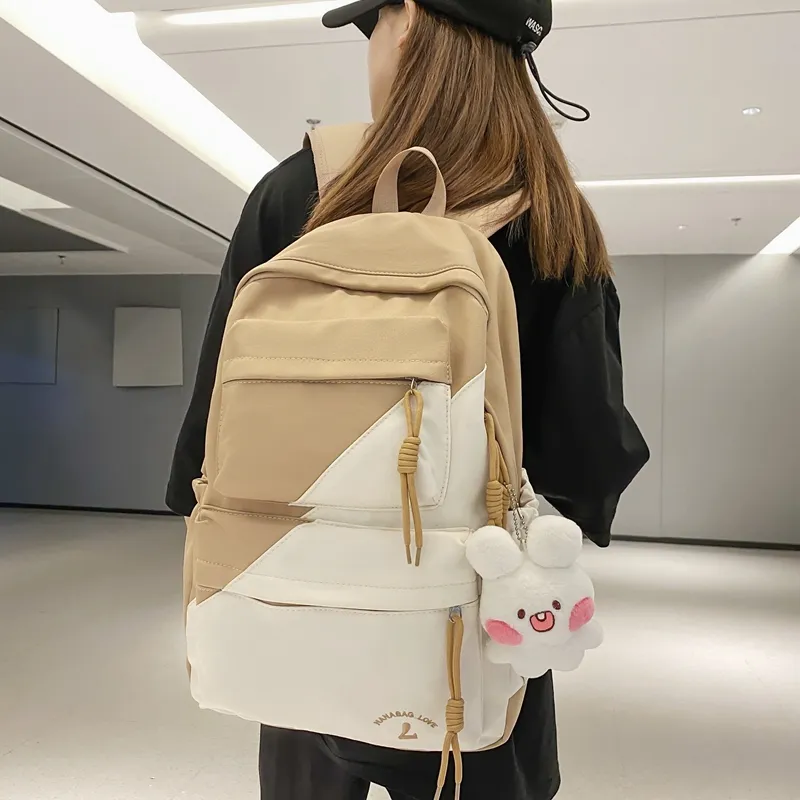 Wolfhorse Nylon Backpack Unisex Multicolor-19