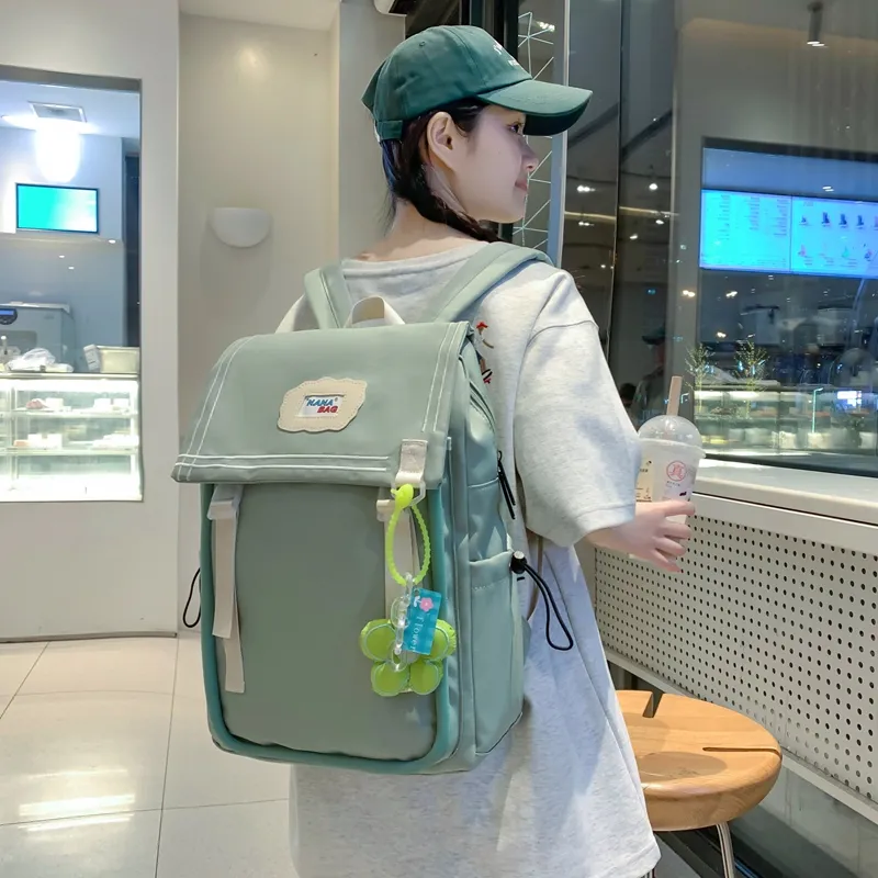 Wolfhorse Nylon Backpack Unisex Multicolor-18