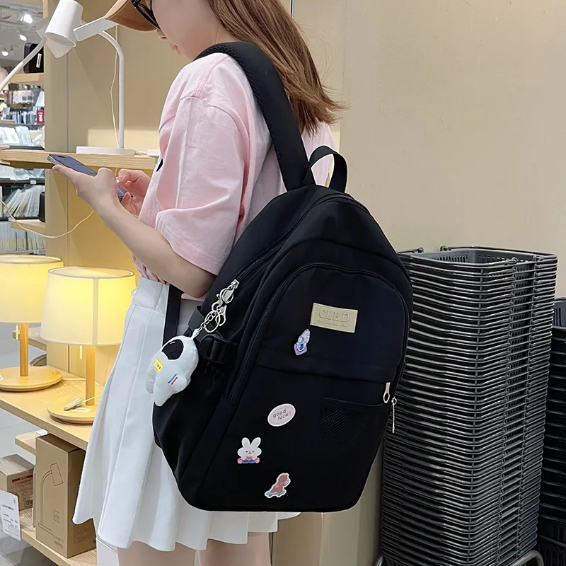 Wolfhorse Nylon Backpack Unisex Multicolor-19