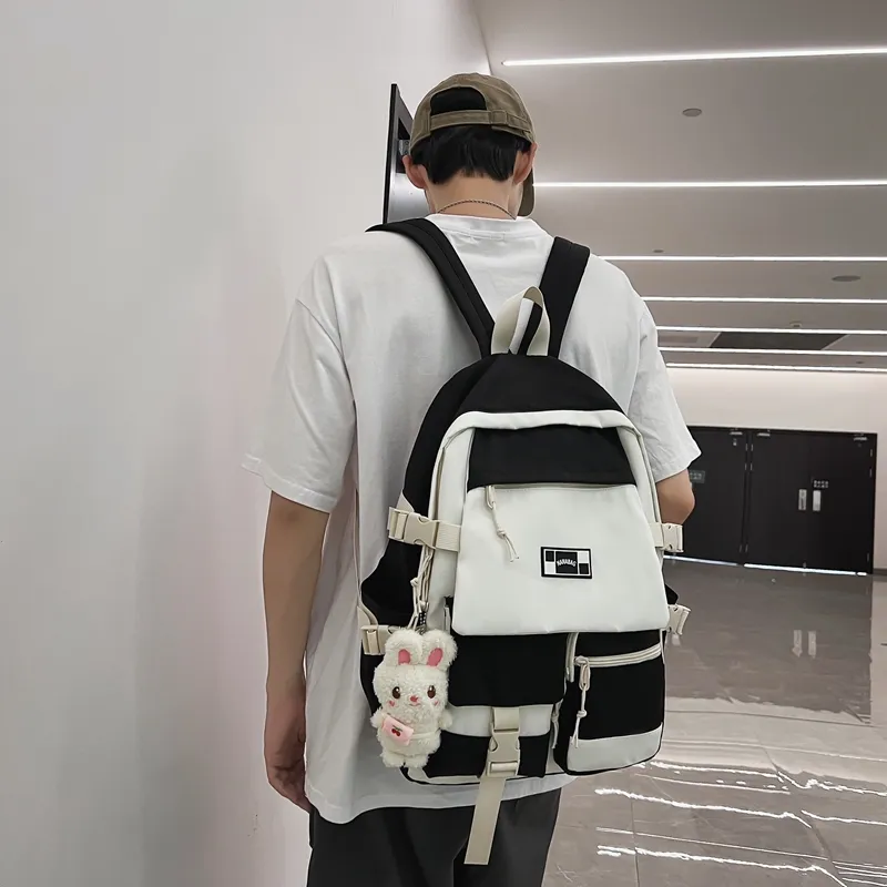Wolfhorse Nylon Backpack Unisex Multicolor-5