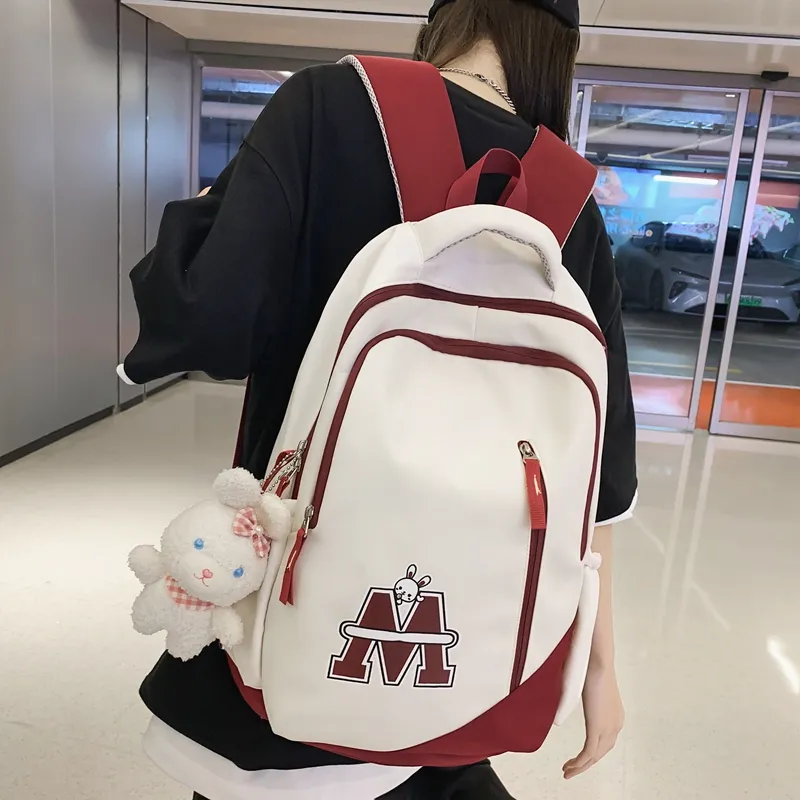 Wolfhorse Nylon Backpack Unisex Multicolor-9