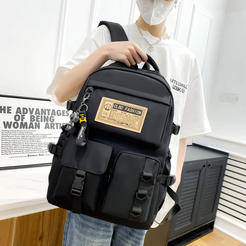 Wolfhorse Nylon Backpack Unisex Multicolor-4