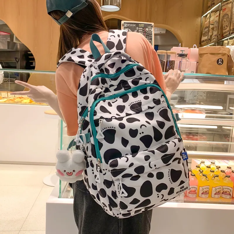 Wolfhorse Nylon Backpack Unisex Multicolor-24