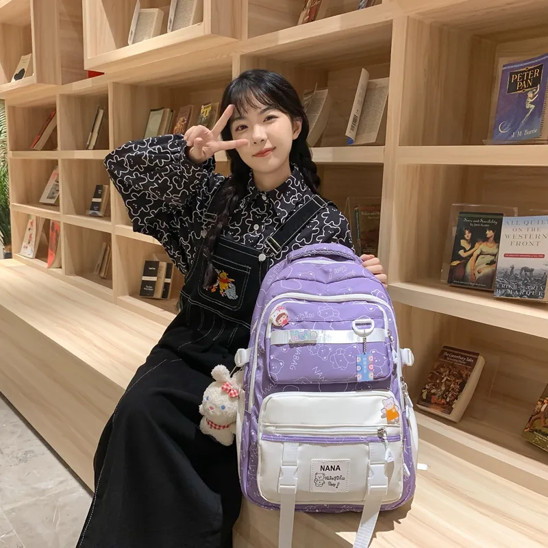 Wolfhorse Nylon Backpack Women's Multicolor-15